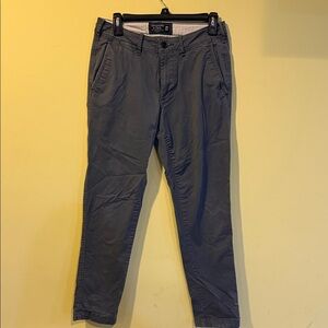 Abercrombie & Fitch Dark Gray Chinos